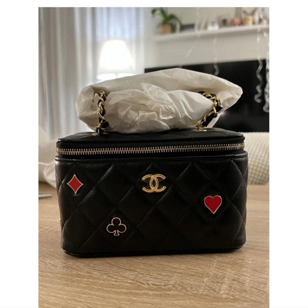 Chanel Vanity leather crossbody bag/never been worn